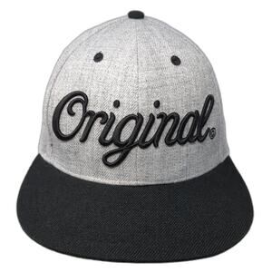 Original Snapback Hat Gray One Size Embroidered Colorblock Outdoor KR3W